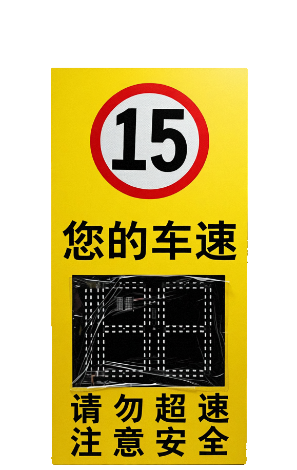 雷达测速仪 1.4米三位数